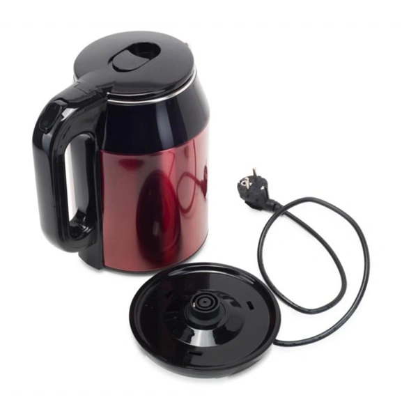Hausberg HB-3623RS 2,2L-es vörös dupla falú acél vízforraló
