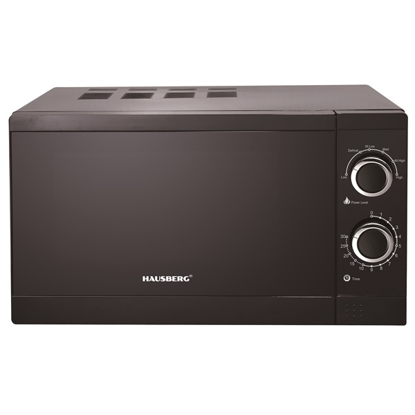 Hausberg HB-8005NG 700W, 20L, fekete mikrohullámú sütő