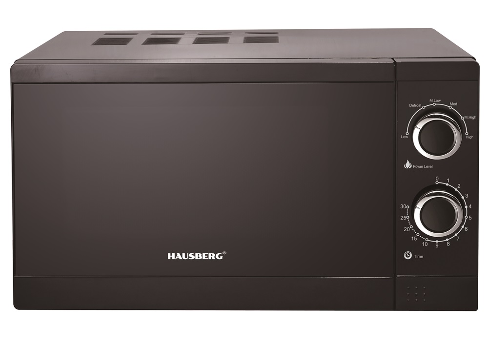 Hausberg HB-8005NG 700W, 20L, fekete mikrohullámú sütő