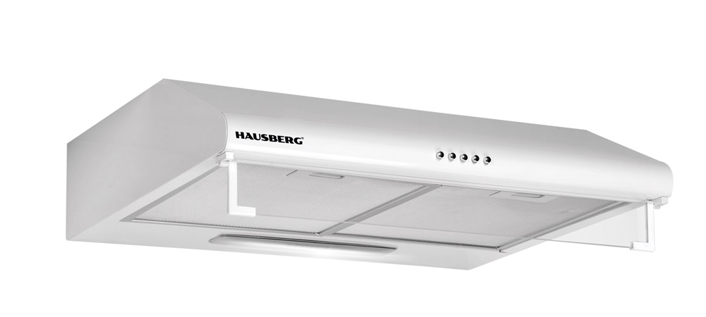 Hausberg HB-1225AB klasszikus, fehér, méret:60 cm, zajszint:78 dB, páraelszívó