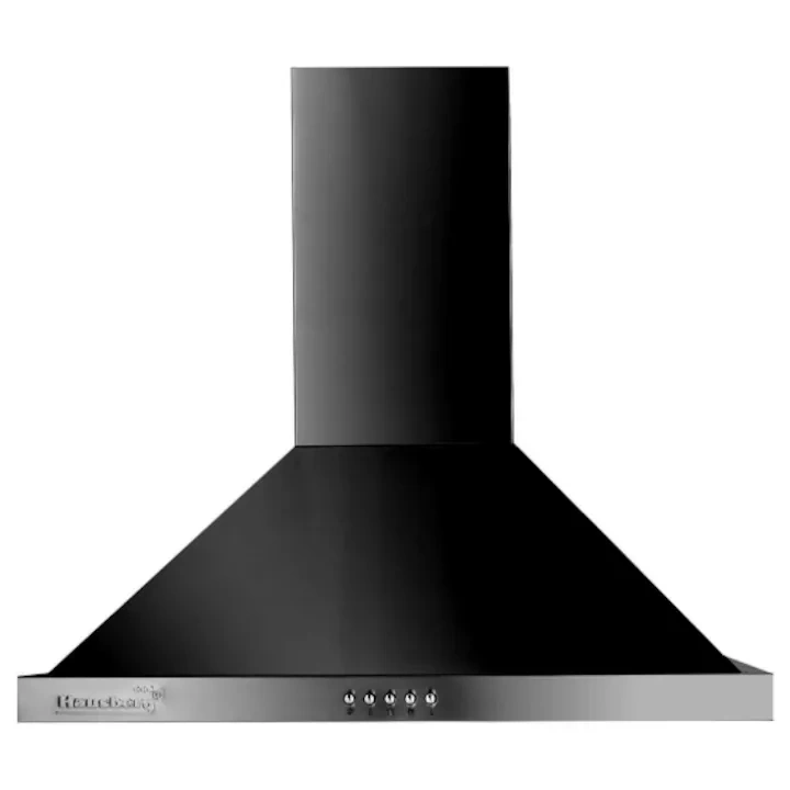 Hausberg HB-1260NG fekete, szabadonálló, kürtős, méret:59,9 cm, zajszint:56 dB, páraelszívó
