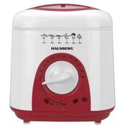 Hausberg HB-1320RS 1 literes 650W vörös elektromos olajsütő
