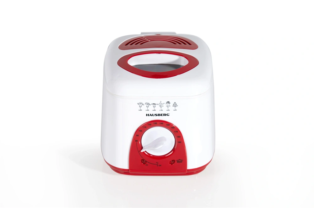 Hausberg HB-1320RS 1 literes 650W vörös elektromos olajsütő