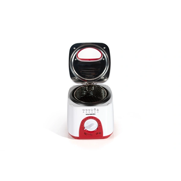 Hausberg HB-1320RS 1 literes 650W vörös elektromos olajsütő