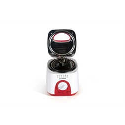 Hausberg HB-1320RS 1 literes 650W vörös elektromos olajsütő