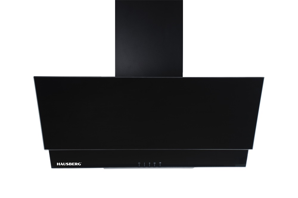 Hausberg HB-1805NG fekete, szabadonálló, döntött, méret:60 cm, zajszint:56 dB, páraelszívó