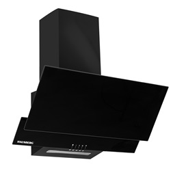 Hausberg HB-1805NG fekete, szabadonálló, döntött, méret:60 cm, zajszint:56 dB, páraelszívó