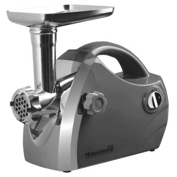 Hausberg HB-3430GR 1800W szürke elektromos húsdaráló réz motor