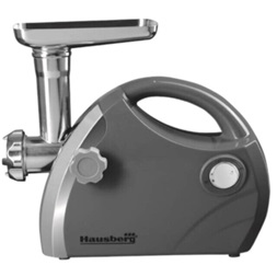 Hausberg HB-3430GR 1800W szürke elektromos húsdaráló réz motor
