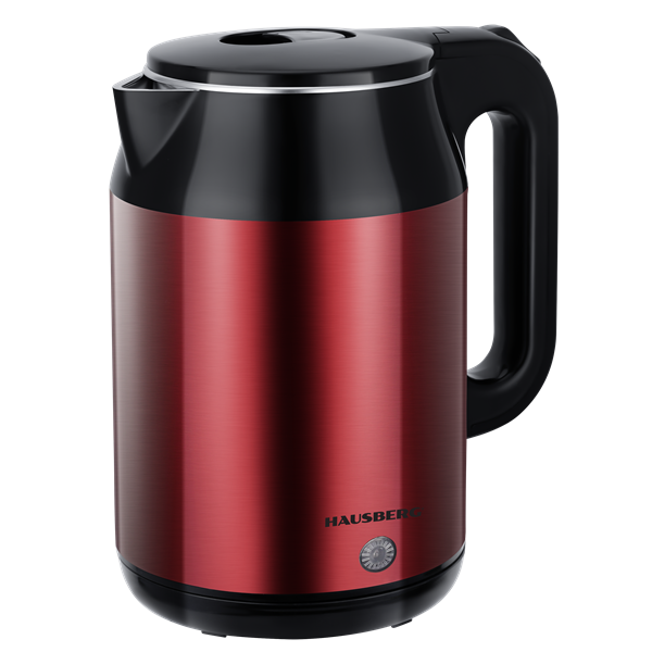 Hausberg HB-3623RS 2,2L vörös dupla falú acél vízforraló 1800W