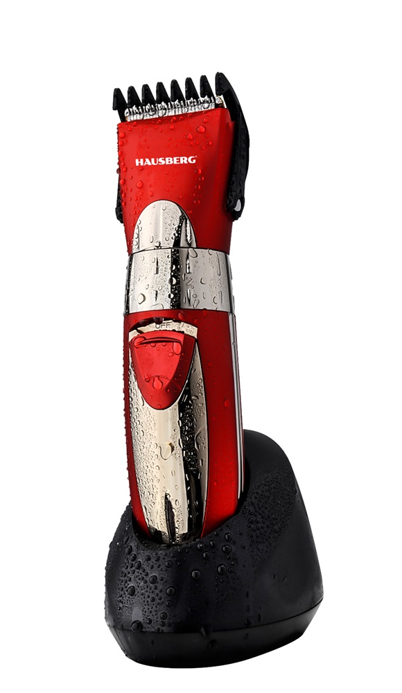 Hausberg HB-64RS vörös akkumulátoros haj- és szakállvágó