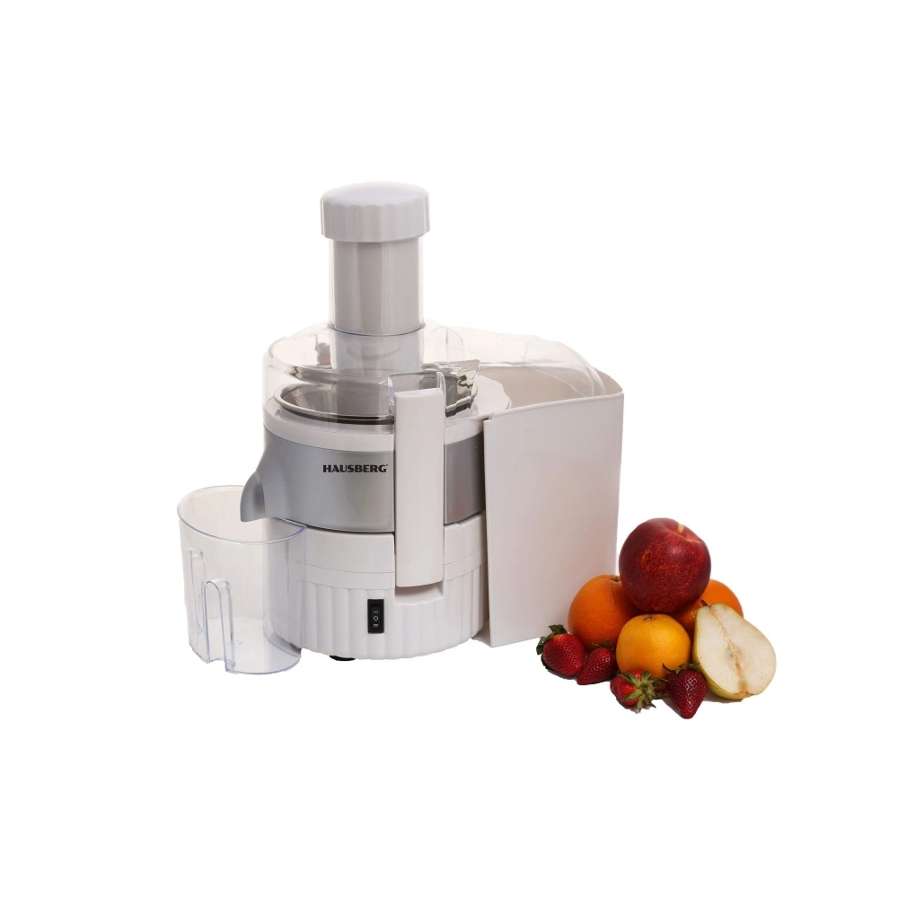 Hausberg HB-7515 800W fekete elektromos gyümölcscentrifuga, réz motorral, 800ml