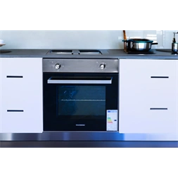 Hausberg HB-8061IN inox, beépíthető, sütőtér:76L, grill, elektromos sütő