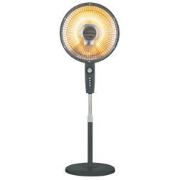 Hausberg HB-8810NG 1000W,  40cm átmérő, halogén csővel, időzítővel, oszcillál, hősugárzó