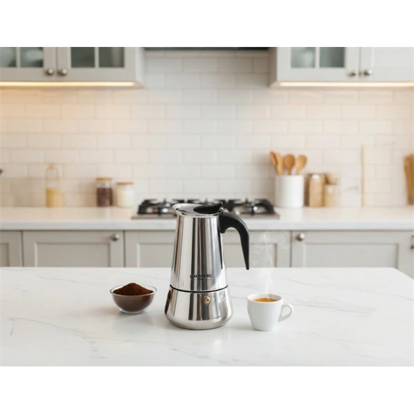 Hausberg HB-H 461 rozsdamentes acél 6 személyes kotyogós kávéfőző