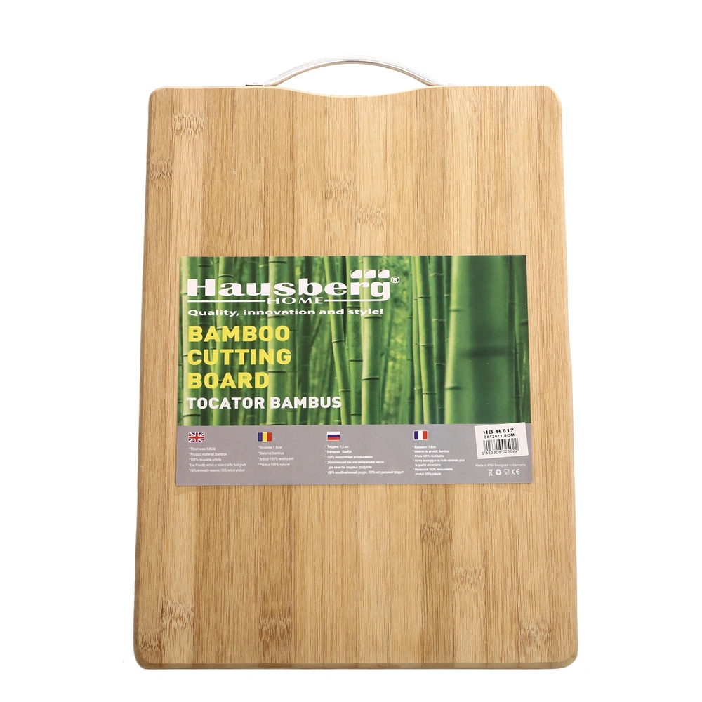 Hausberg HB-H 617 bambusz fa vágódeszka 36 x 26 cm