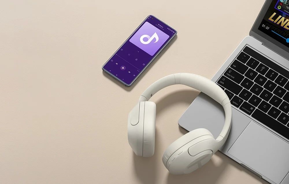 Haylou S35 Bluetooth fehér fejhallgató
