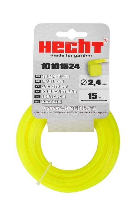 Hecht 10101524 2,4x15 m négyzet szegélynyíró vágószál