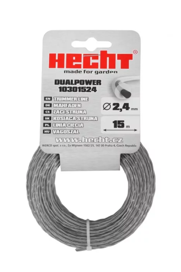 Hecht 10301524 2,4x15m maggal kör vágószál
