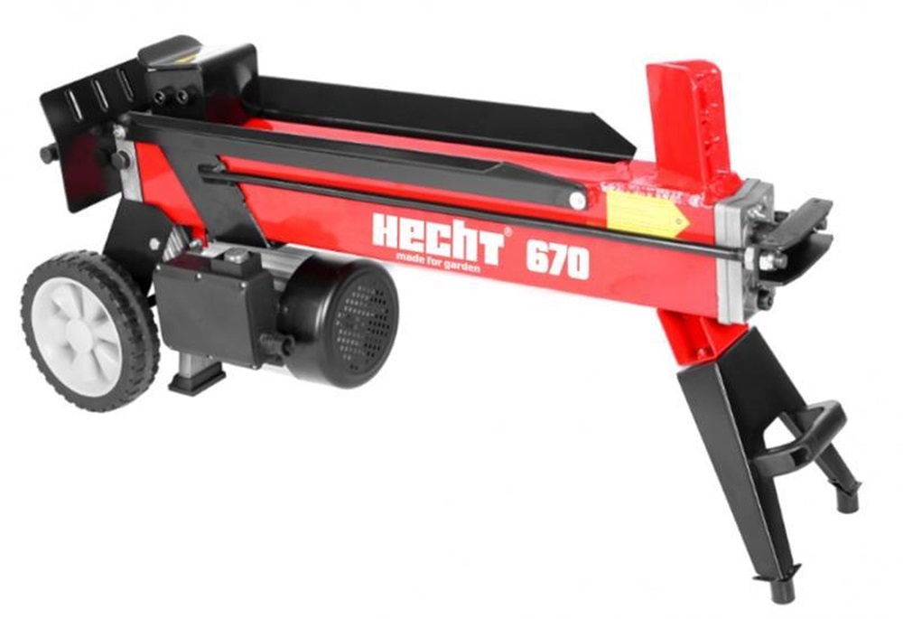Hecht 670 2000W vízszintes rönkhasító
