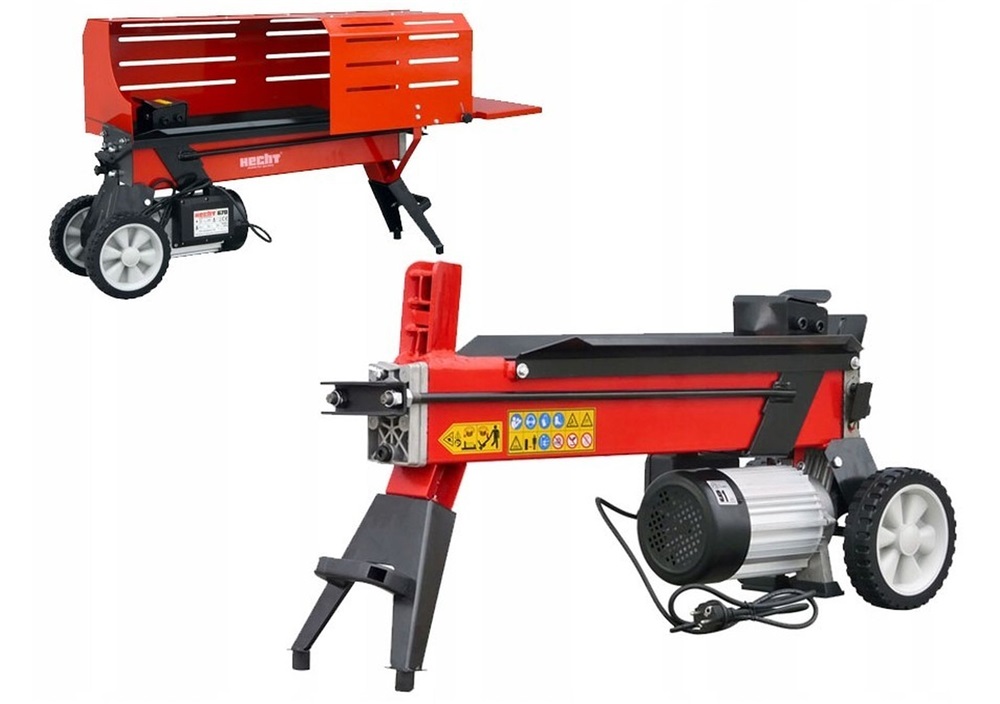 Hecht 670 2000W vízszintes rönkhasító