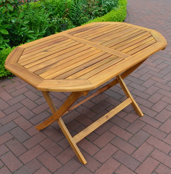 Hecht Basic Set 6 székes fa kerti bútor szett