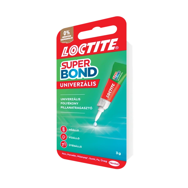 Henkel Loctite Super Bond Liquid 3 g folyékony pillanatragasztó