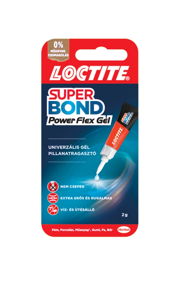 Henkel Loctite Super Bond Power Flex Gél 2g pillanatragasztó
