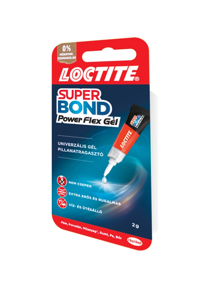 Henkel Loctite Super Bond Power Flex Gél 2g pillanatragasztó