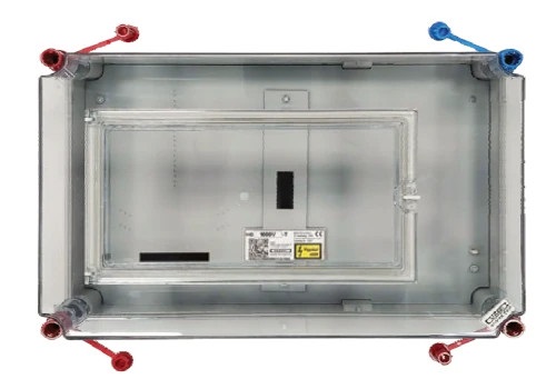 Hensel HB1000V-T 1xV32A++1xH63A 1-szintes 2-mérőhely 1 szerelőlappal 1F mérőszekrény
