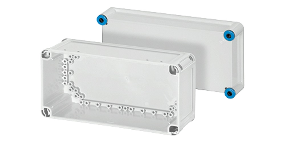 Hensel K 0101 1-es méretű szürke fedéllel üres Mi típusú szekrény