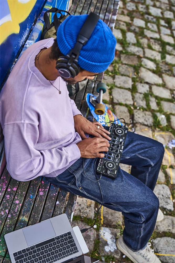 Hercules 4780884 DJ Control Starlight kompakt DJ kontroller