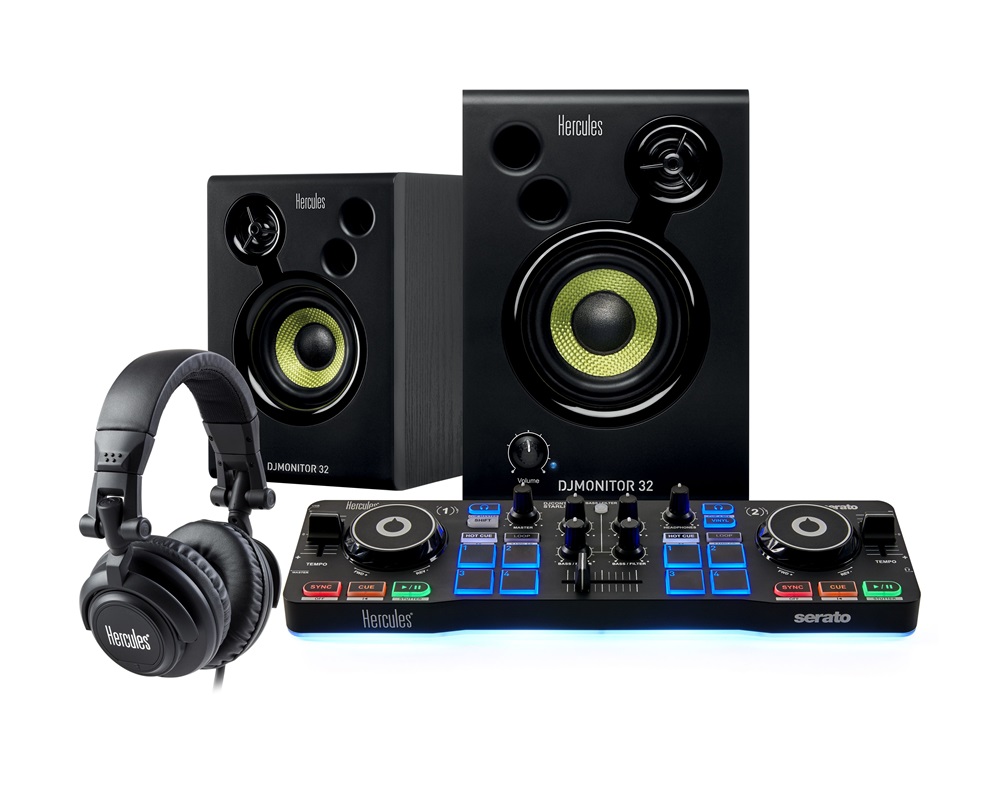 Hercules 4780890 DJStarter Kit Serato DJ Lite hangkeverő szett
