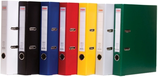Herlitz A4 5cm élvédős kék iratrendező