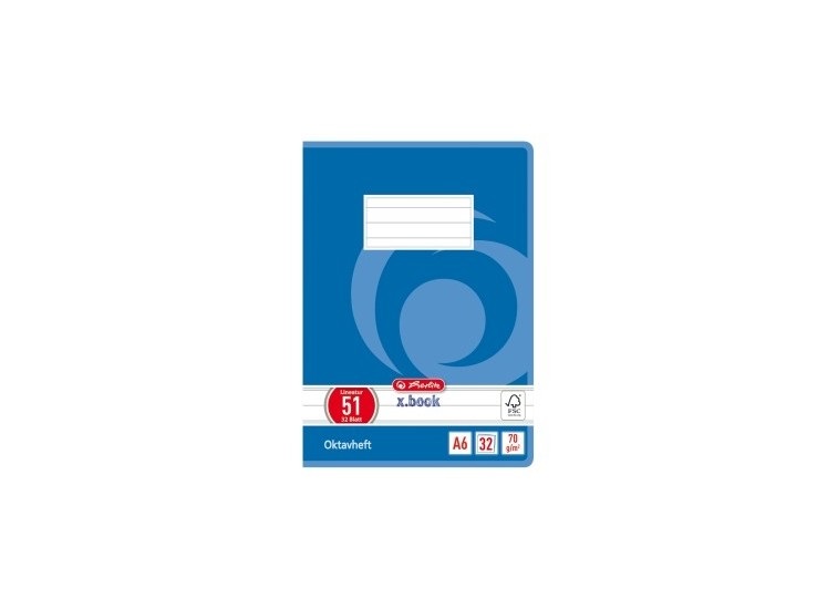 Herlitz A6 32lapos vonalas füzet