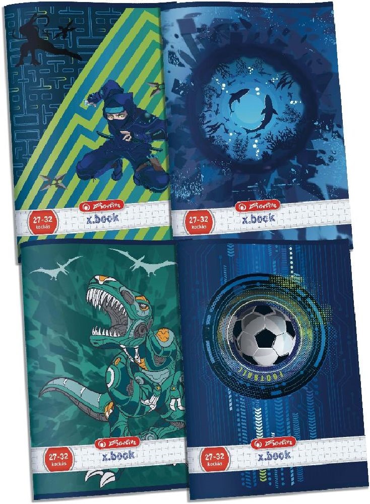 Herlitz Boys A5 27-32 kockás füzet