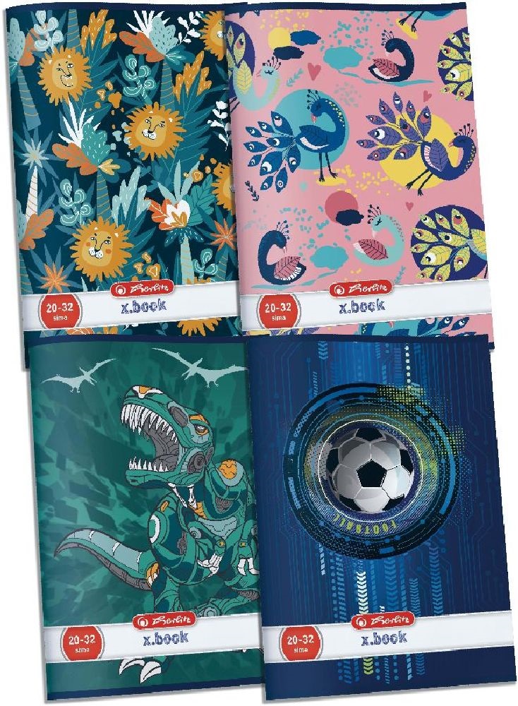 Herlitz Boys/girls A5 20-32 sima füzet
