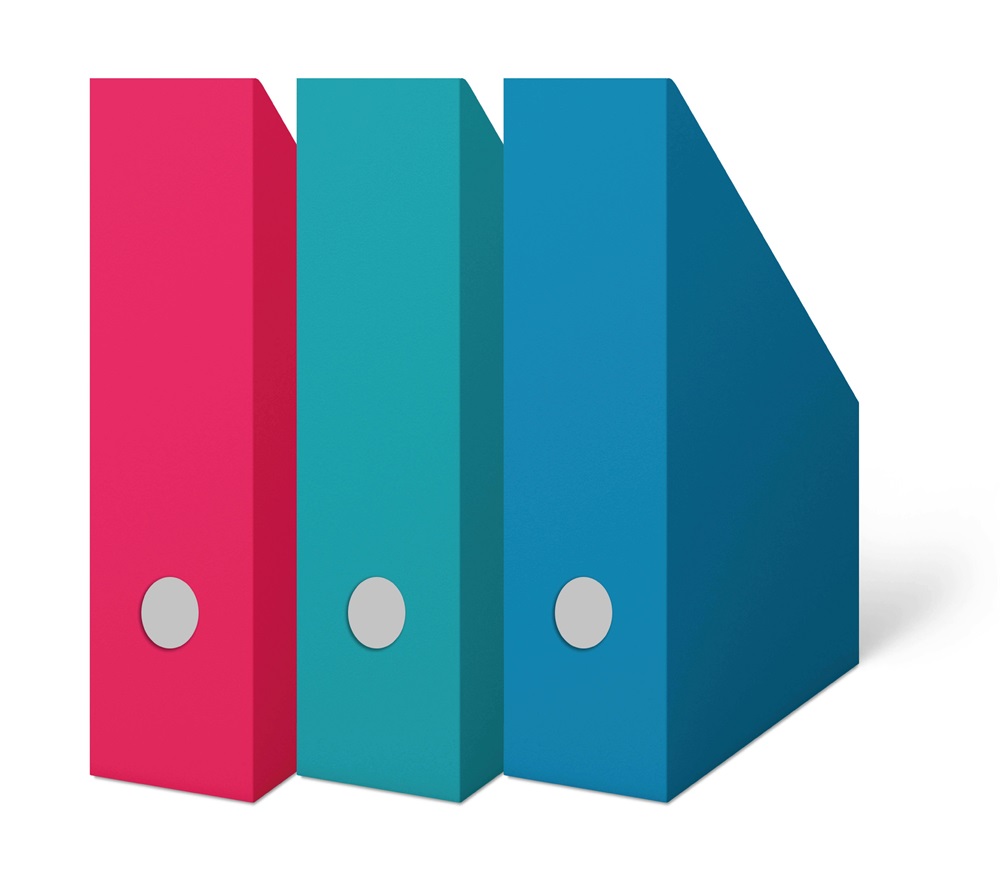Herlitz Color Blocking 7cm karton türkiz iratpapucs