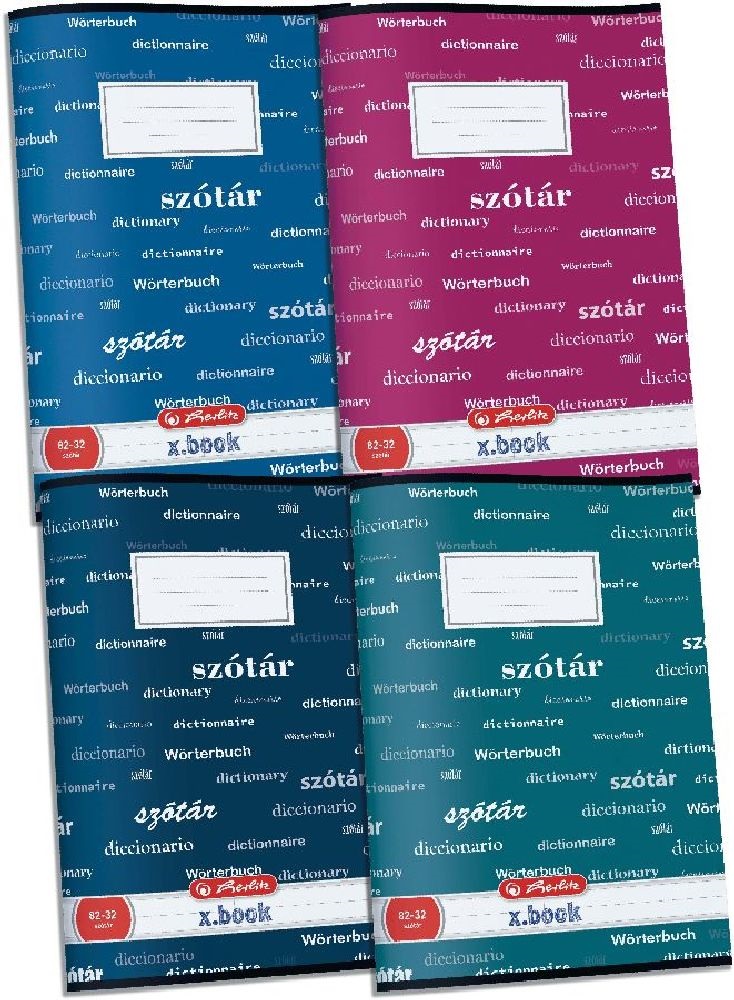 Herlitz Design A4 32lapos szótárfüzet