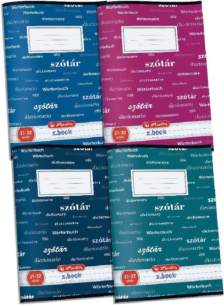 Herlitz Design A5 31-32 szótárfüzet