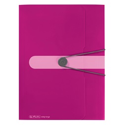 Herlitz Easy orga to go PP A4 málna gumis mappa