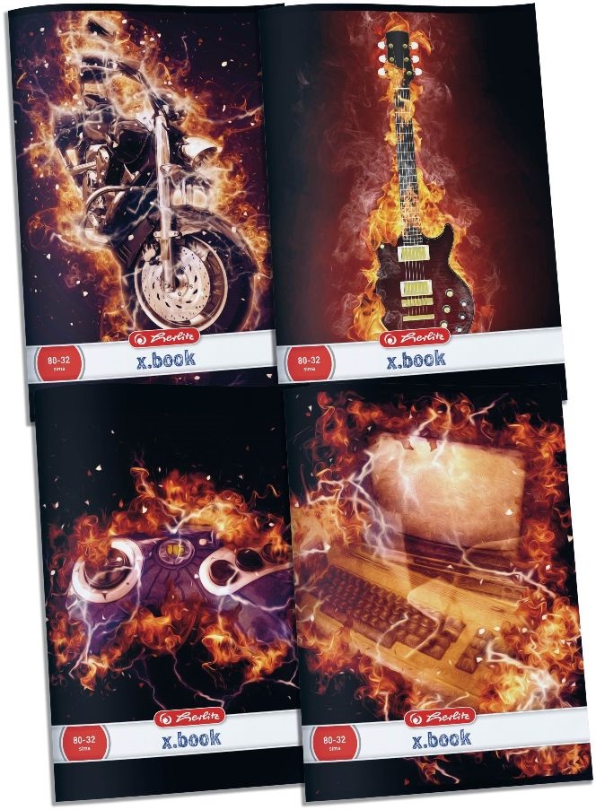 Herlitz Fire A4  80-32  sima füzet