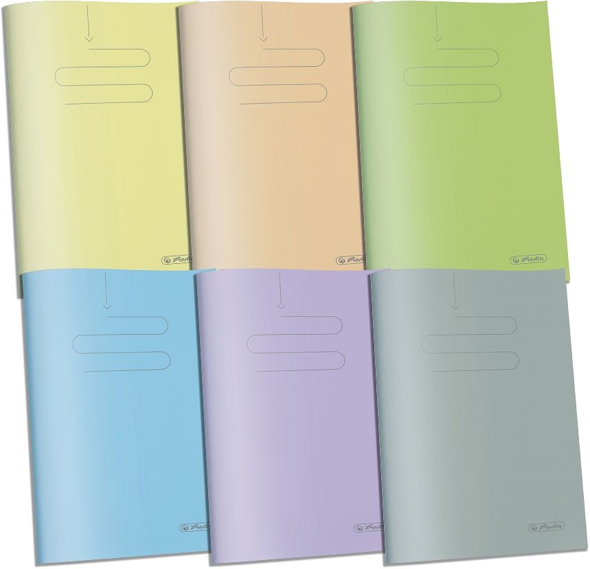 Herlitz PP A5 60lapos kockás vegyes színű füzet