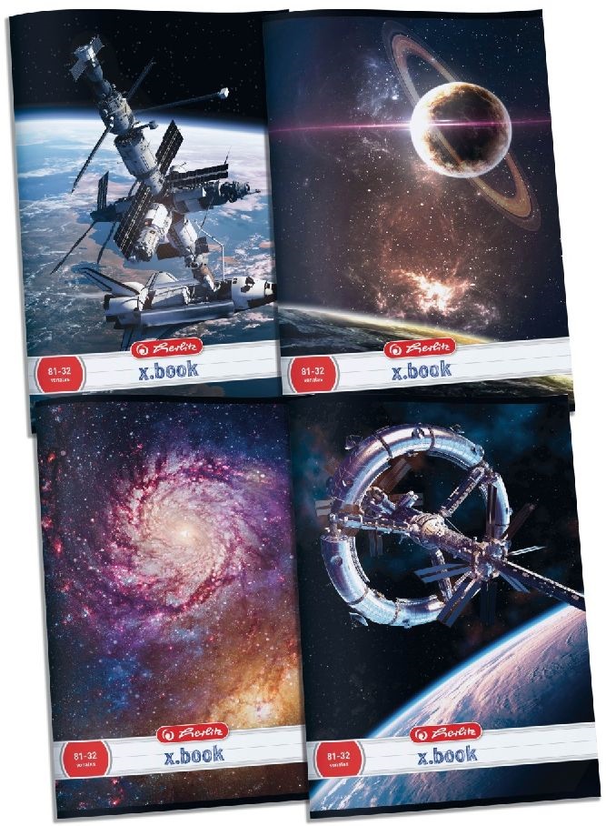 Herlitz Space A4 81-32 vonalas füzet