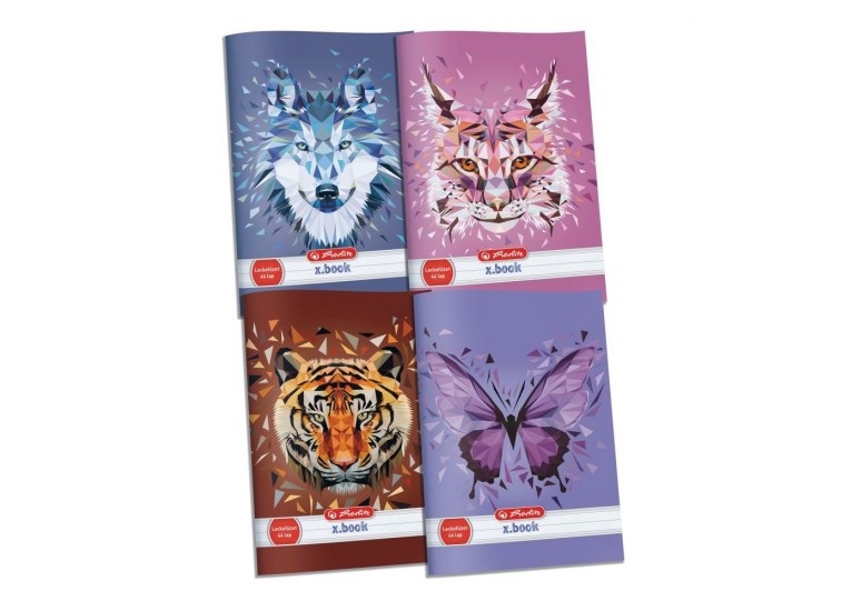 Herlitz Wild Animals A5 sima füzet