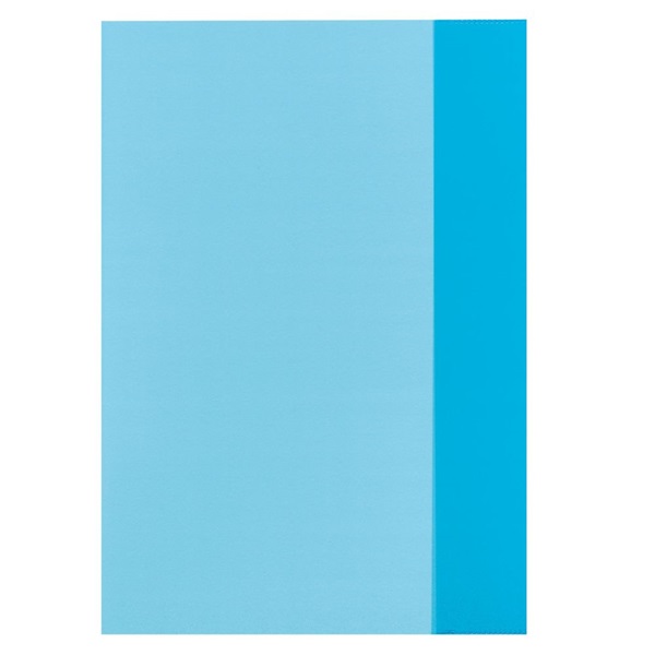 Herlitz A4 átlátszó kék füzetborító