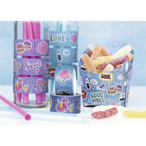 Heyda Candy bélyeg dekor ragasztószalag