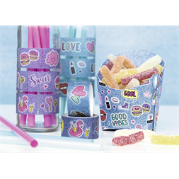Heyda Candy bélyeg dekor ragasztószalag