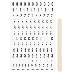 Heyda Numbers simítható matricacsomag