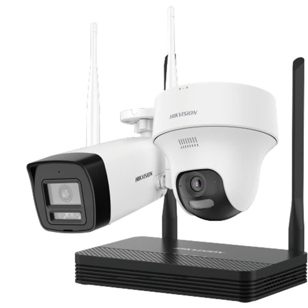 HiLook DS-J142I(STD)/IKS-2044BTH-PH/W /1x4MP csőkamera+1x4MP turret kamera+1xNVS/ EasyLink IP Wifi Szett